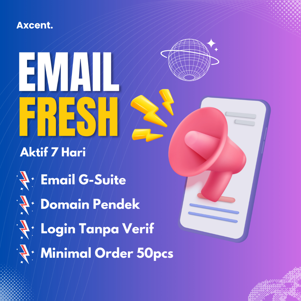 [AXCENT] MASA AKTIF 7 HARI