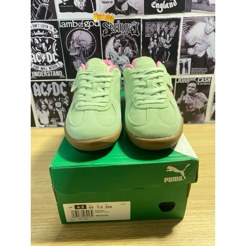 Sepatu Wanita Puma Palermo Fresh Mint Pink