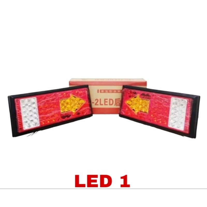 Lampu Rem Stop Rem Lampu Sein Riting Mundur Atret Belakang Mobil Truck Truk Led 24 Volt