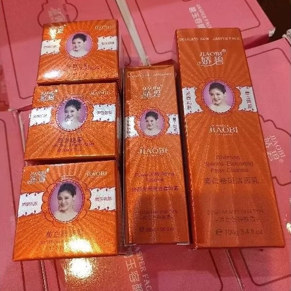 JIAOBI RED/Jiaobi Merah Komplit isi 5 item Original