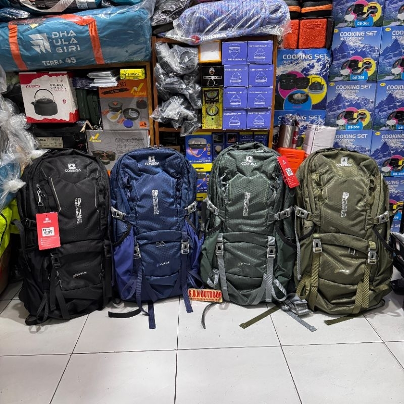 consina capertee 35 liter original tas gunung anak sekolah pramuka outdoor camping
