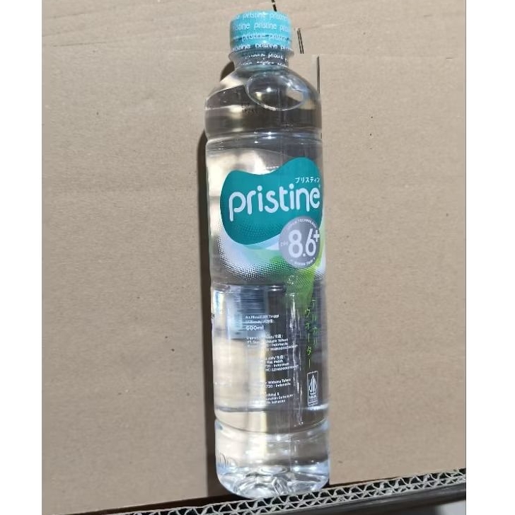 

PRISTINE 600ml air mineral ph 8.5+ air mineral kesehatan kulit