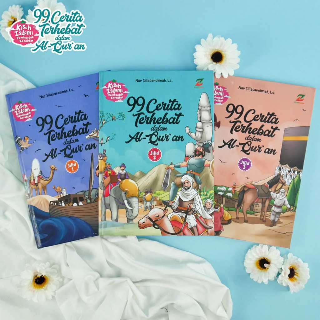 ISI 3 BUKU Buku 99 Cerita Terhebat dalam Alquran Hard Cover Ziyadbooks Buku Anak