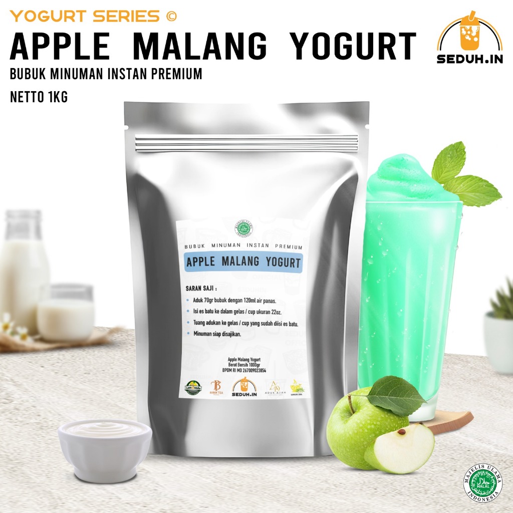 

Yogurt Apple 1KG / Bubuk Minuman Premium