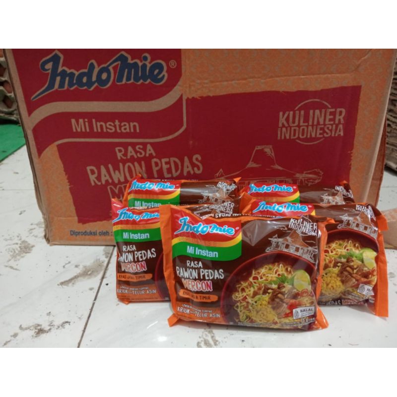 

5pcs Indomie rasa Rawon pedas mercon