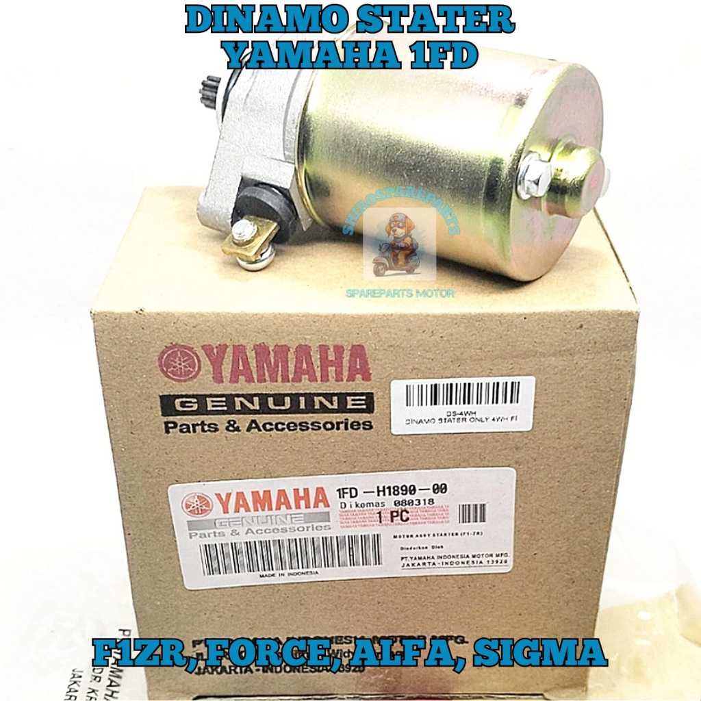 DINAMO STATER 4WH ASLI ORIGINAL Motor YAMAHA FIZR , F1ZR , ALFA , SIGMA , Force 1 DyNAMO STARTER Fiz