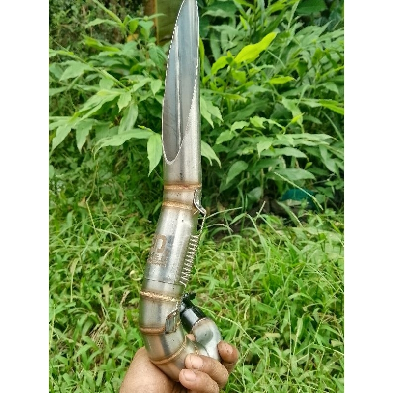 knalpot type bambu runcing sambungan per model Thailand untuk mesin sprayer TU26 / mesin pemotong ru