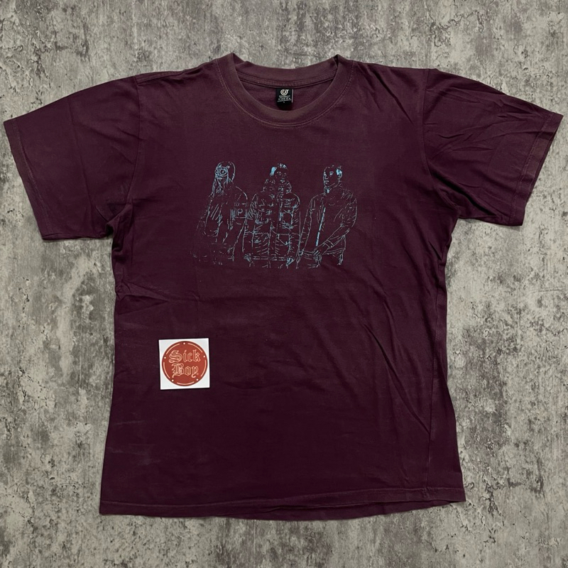 T-Shirt / Kaos Old Terraces Massimo Osti Maroon