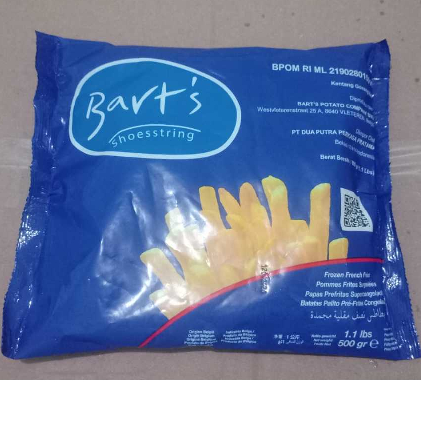 

Kentang Bart Shoestring 500gr