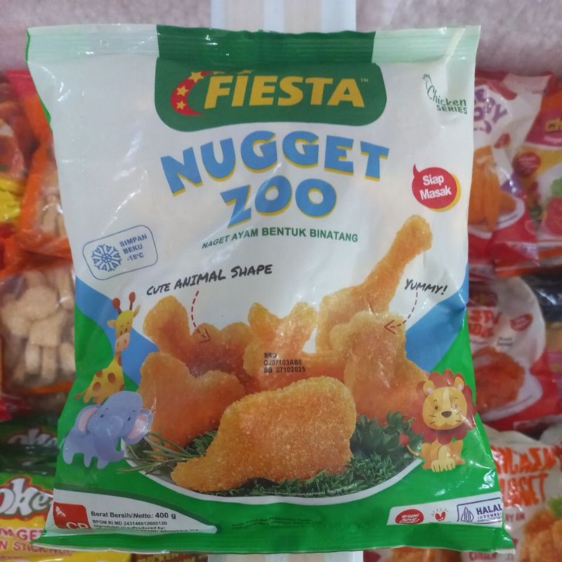 

Fiesta Nugget Zoo Naget Ayam Bentuk Binatang 400g