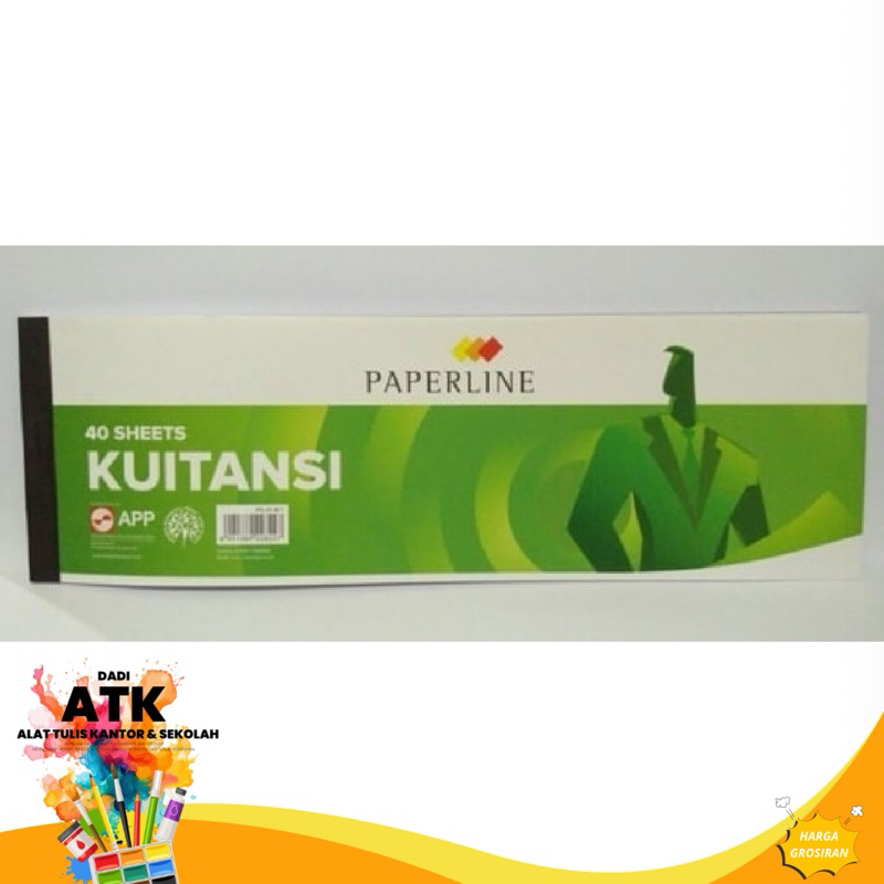 

Paperline Buku Kwitansi Sedang (PPL KT 40T) - jumlah 10 buku