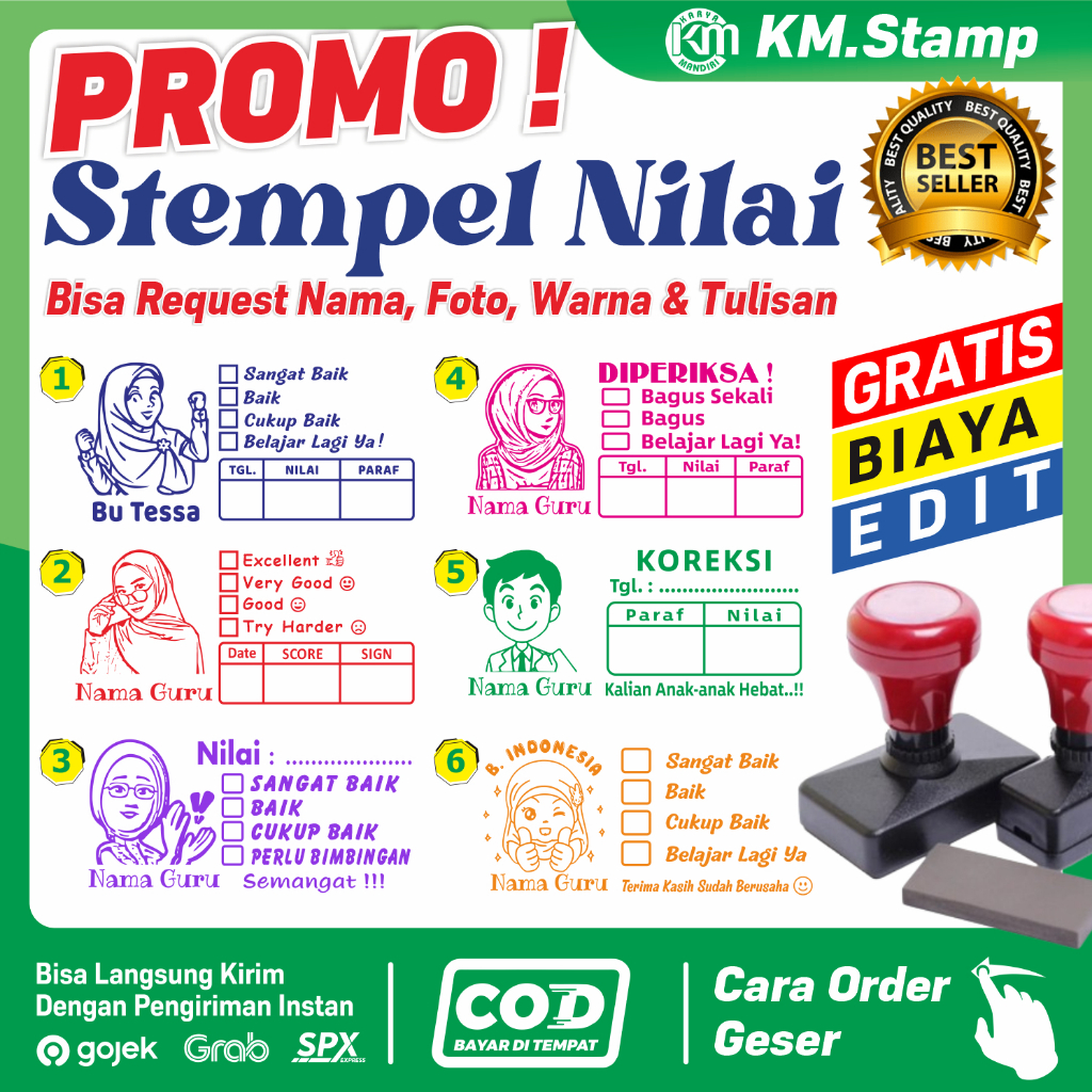 

[ PROMO ] STEMPEL GURU VIRAL STEMPEL NILAI GURU STEMPEL CHECKED STEMPEL REWARD CETAK STEMPEL PENILAIAN STEMPEL PENILAIAN GURU STEMPEL KOREKSI TANGGAL STEMPEL PARAF STEMPEL TANDA TANGAN GURU STEMPEL GURU KEKINIAN