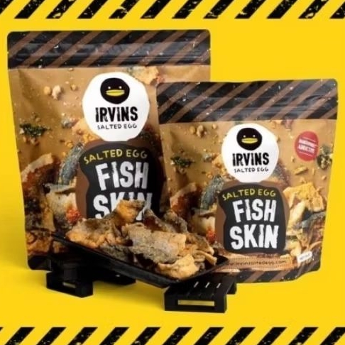 

Irvin Salted Egg Fish Skin 230g | Kerupuk Kulit Ikan