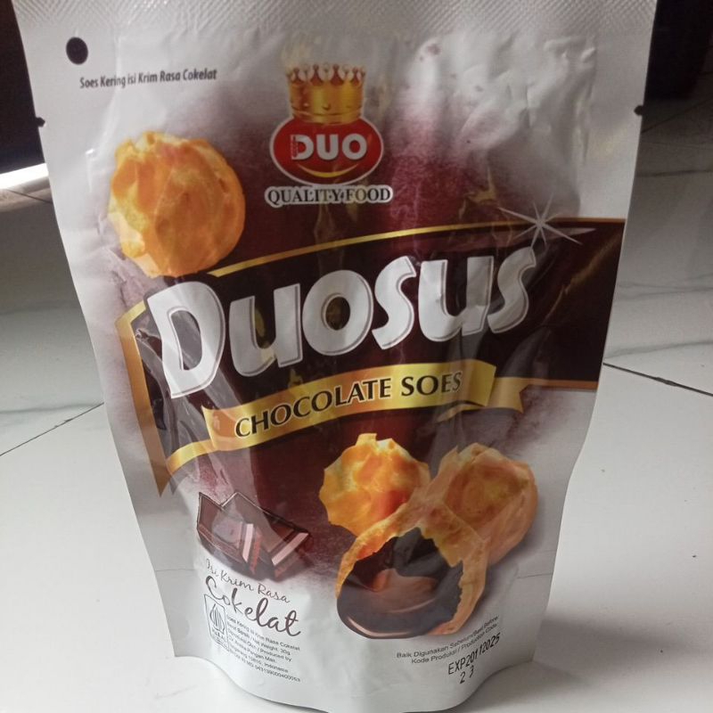 

Duo Soes Kering Rasa Cokelat Duosus Chocolate