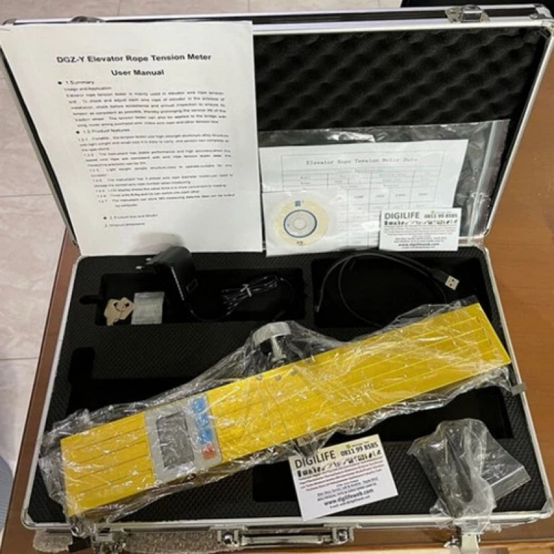 Elevator Wire Tension Tester DGZ-Y-3000 Lift Cable Rope DGZY3000 Force elevator wire