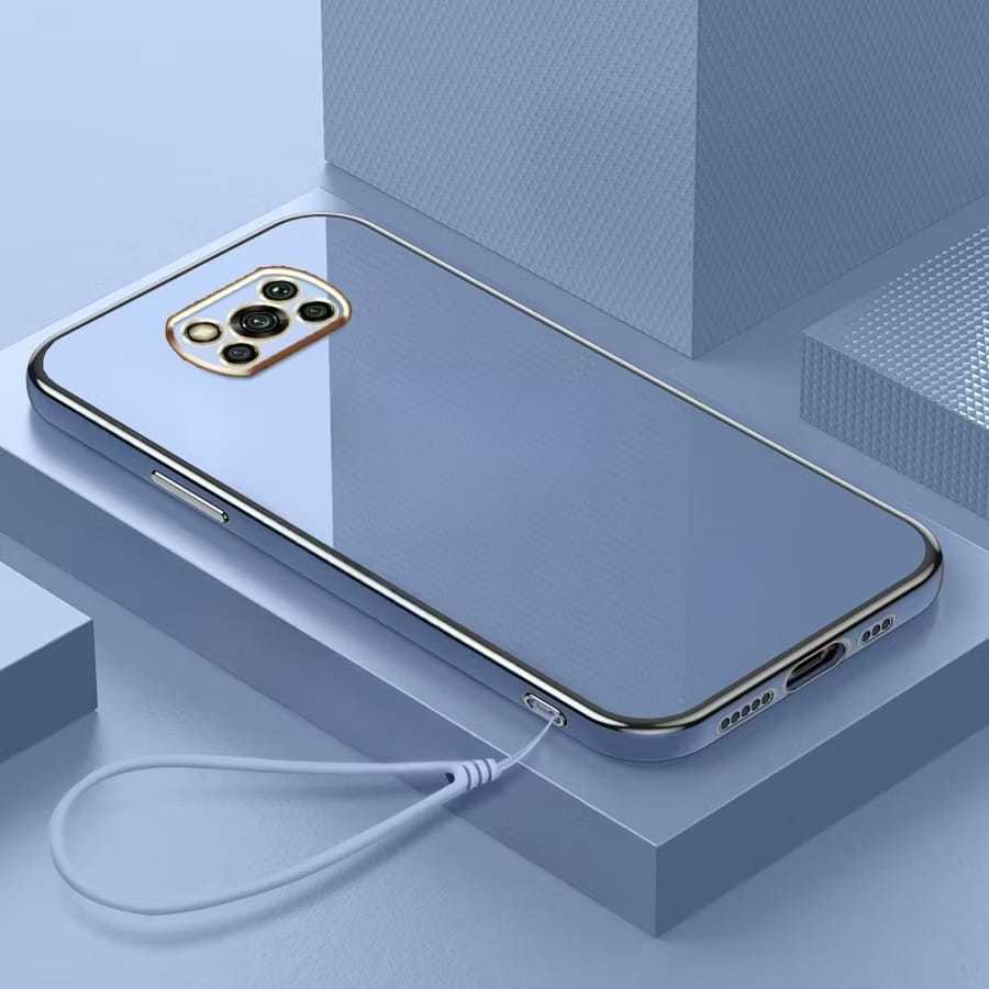 Soft Case Xiaomi Poco X3 Poco X3 Pro Poco X3 NFC Case Luxury Plating Casing Silicone Free Tali Lanya