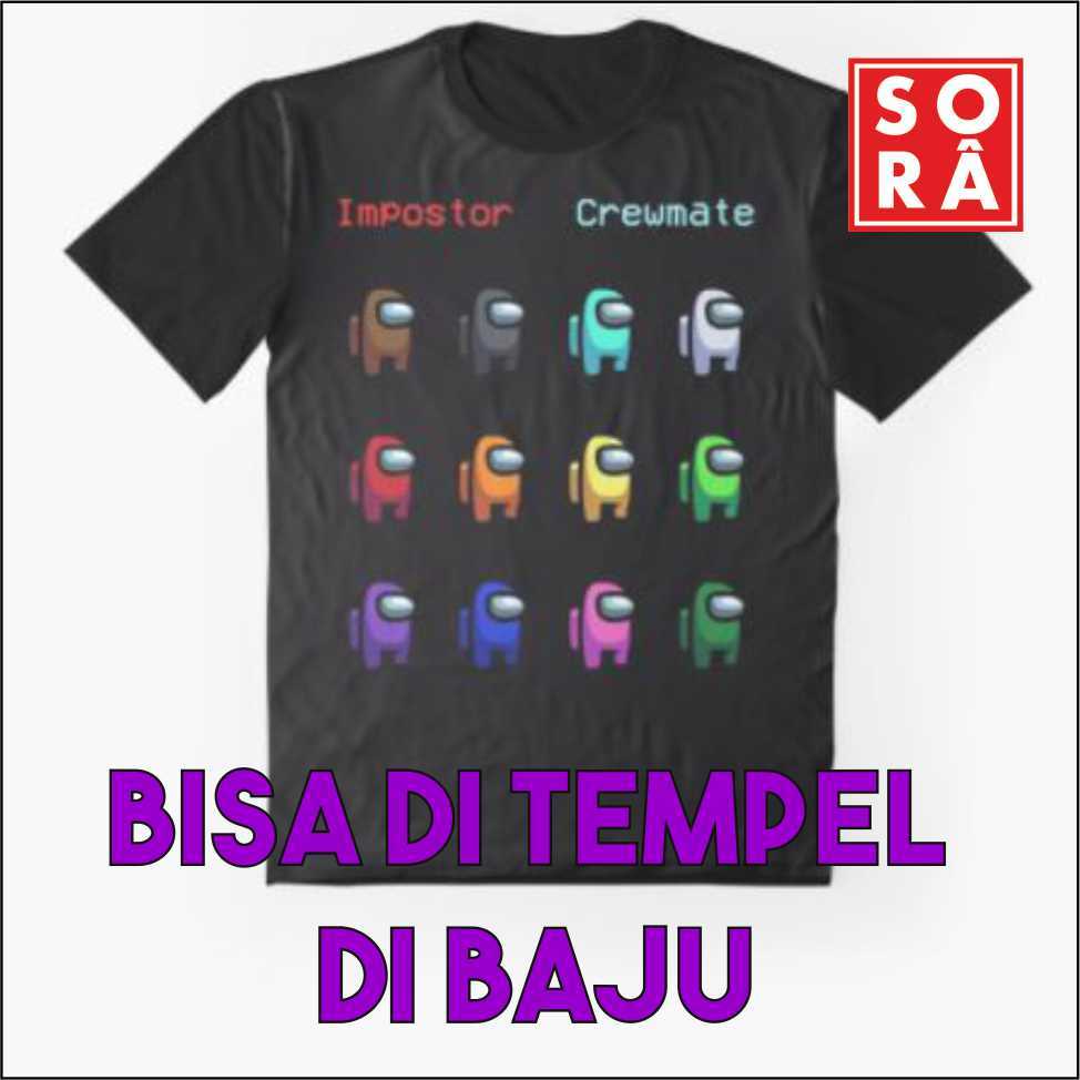 

Sticker Baju Variasi Among us / Label Baju Among Us ( satuan )