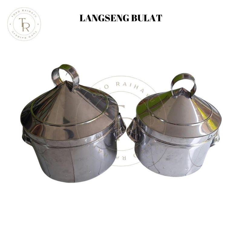 Langseng kalakat bulat stainless steel