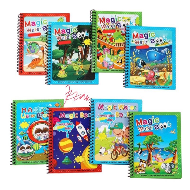 

Magic Water Book Children's Coloring Set