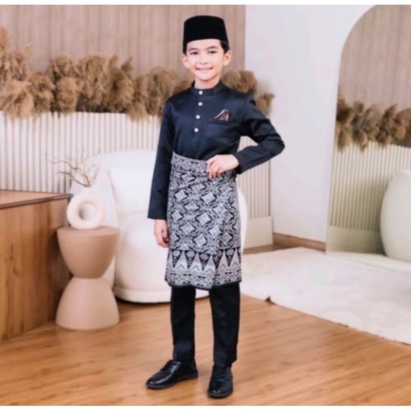 Setelan Baju Anak Baju Teluk Belanga Melayu Adat Malaysia Baju Adat Koko Setelan Baju Anak Pria Baha