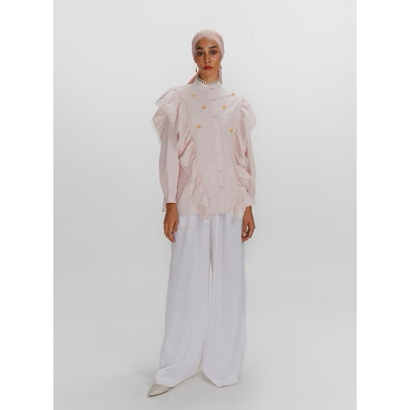 Pammy Shirt Pale Pink Aleza [PRELOVED] size S