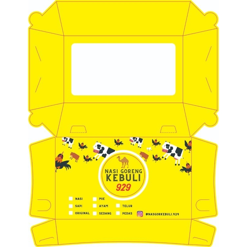 

Dus custom ukuran 18,5x11x5 cm (MINIM ORDER 1.000 PCS)