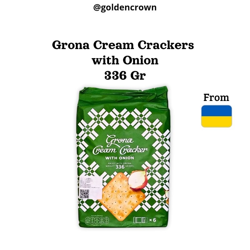 

Grona Cream Crackers with Onion | Kreker krim rasa bawang 336g
