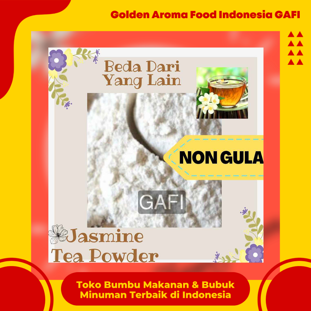 

Bubuk Teh Jasmine Tea Powder NON GULA 1 Kg Serbuk Teh Melati Jasmine Tea Powder SUGAR FREE 1Kg Enak Murah Sehat Terbaik