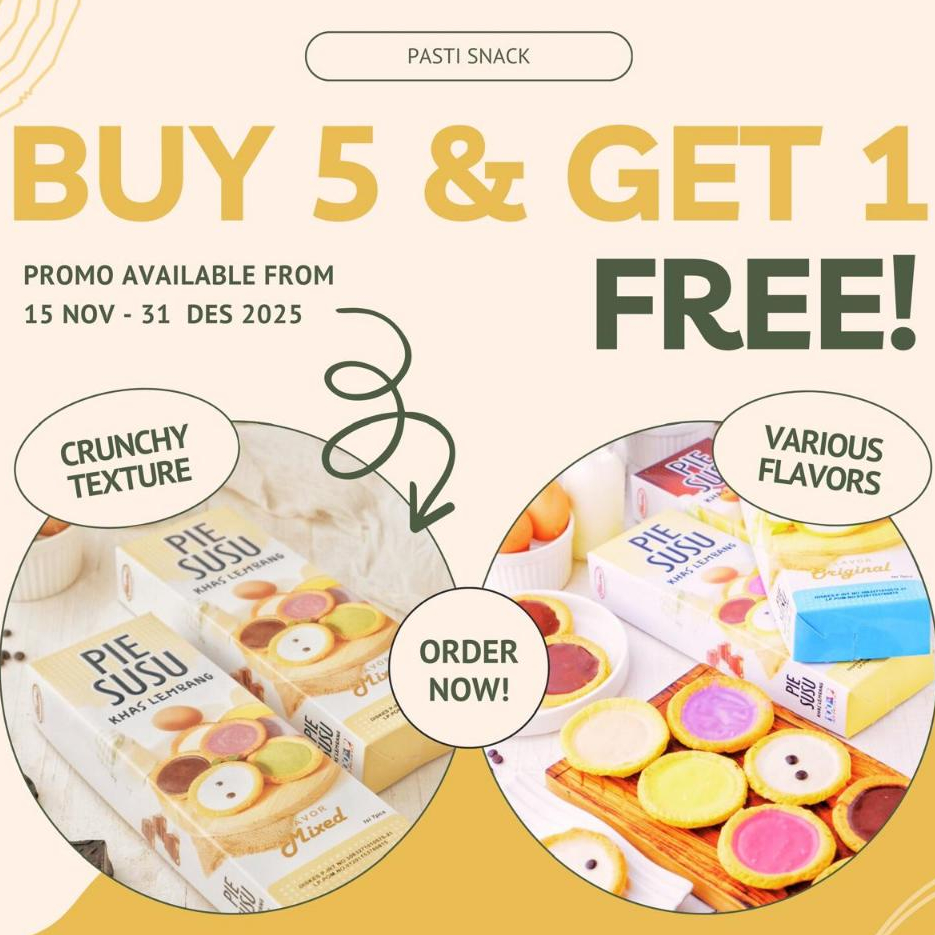 

PIE SUSU KHAS LEMBANG ISI 7PCS