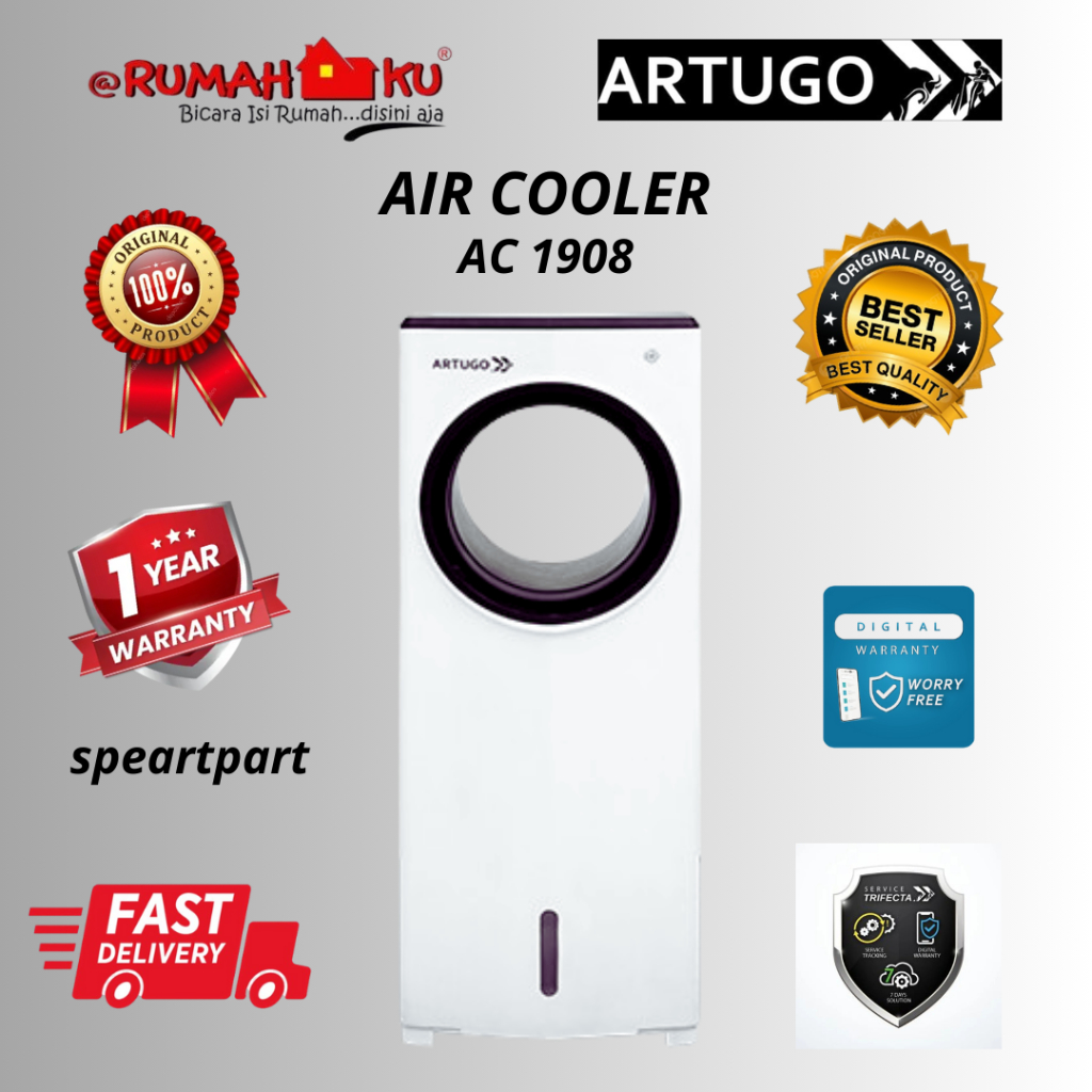 AIR COOLER ARTUGO AC 1908 TOWER FAN AIR COOLER LOW WATT