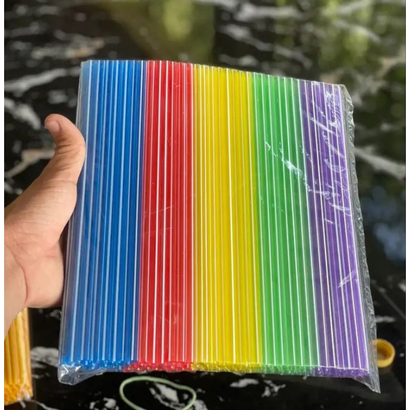 

PROMO !!!! Sedotan PLASTIK WARNA PLERET/LOREK ,sedotan minuman murah isi lebih banyak/ harga grosir