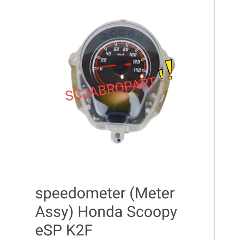 37100 K2F...METER ASSY COMBINATION HONDA SCOOPY ESP K2F..ORI AHM