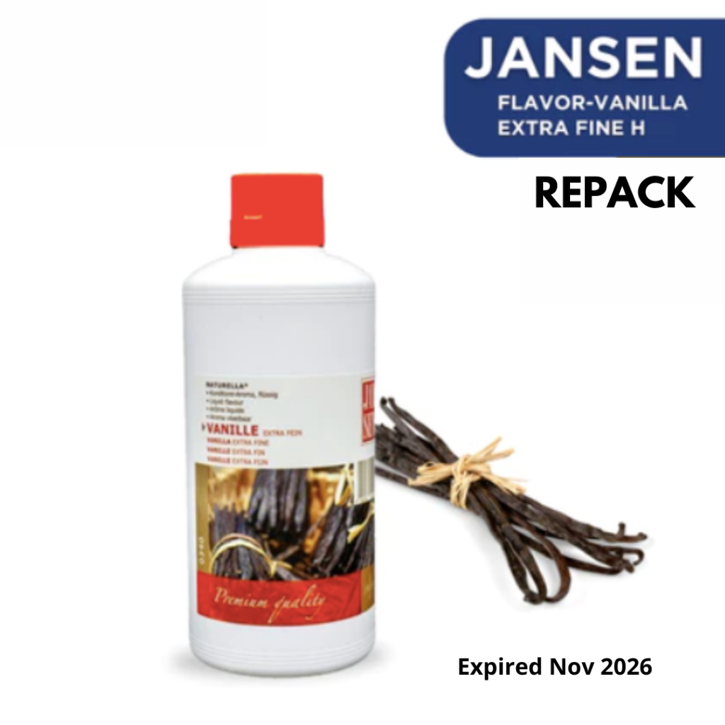 

JANSEN Flavour Vanilla Extra Fine / Perisa rasa Vanila 100g, 250g