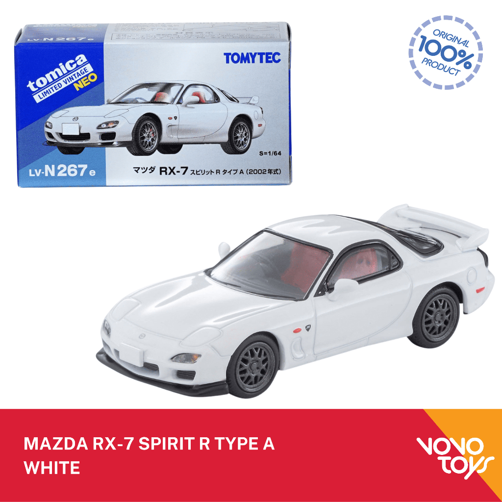 Tomica Limited Vintage TLV-N267e Mazda Rx-7 Type Spirit R Type A White