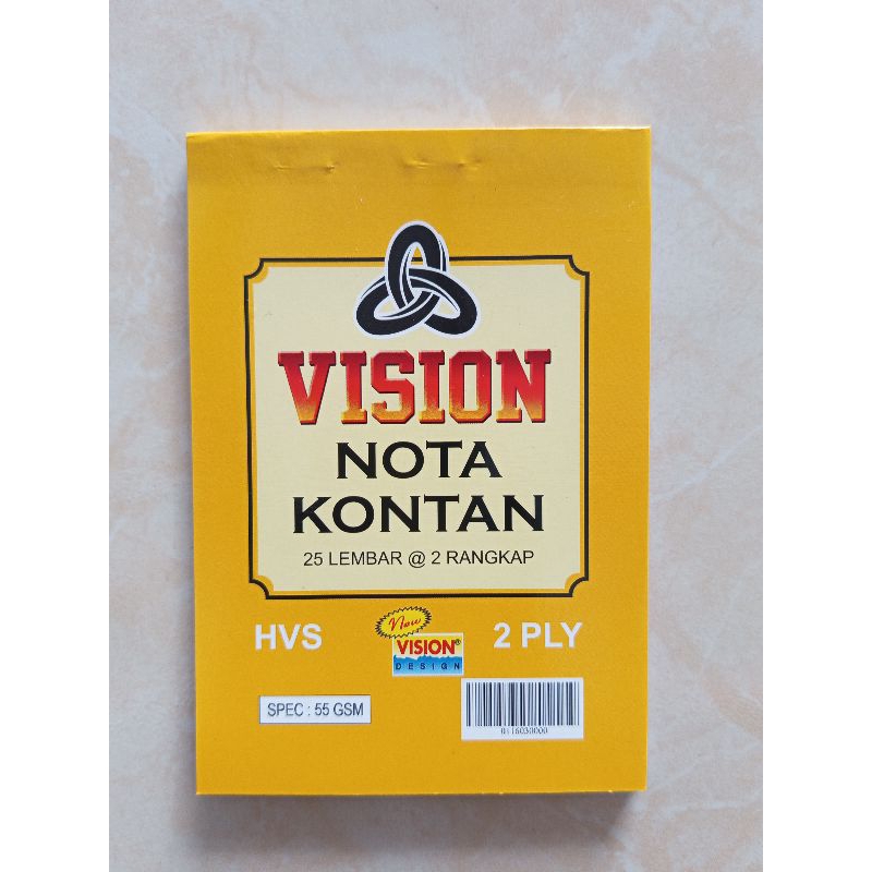 

nota kontan 2 ply isi 25 lembar