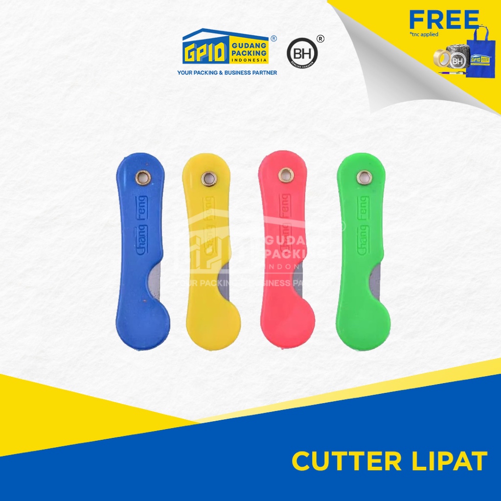 

Cutter Lipat / Pisau Lipat Mini Serbaguna