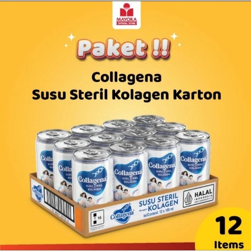

COLLAGENA SUSU STERIL DENGAN KOLAGEN TIN 12pcs