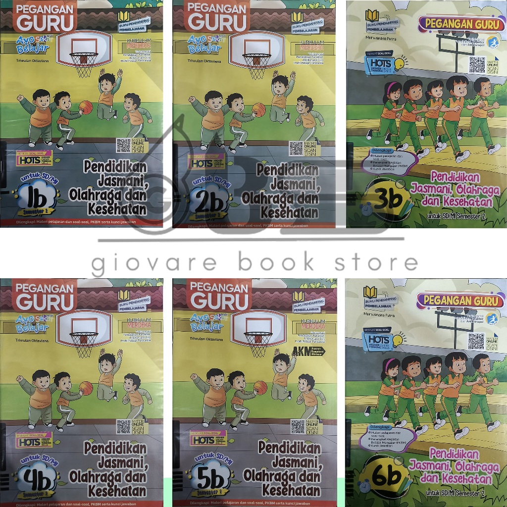LKS PEGANGAN GURU PJOK KELAS 1 2 3 4 5 6 | LKS GURU SD | LKS PJOK GRAHA PUSTAKA ORIGINAL