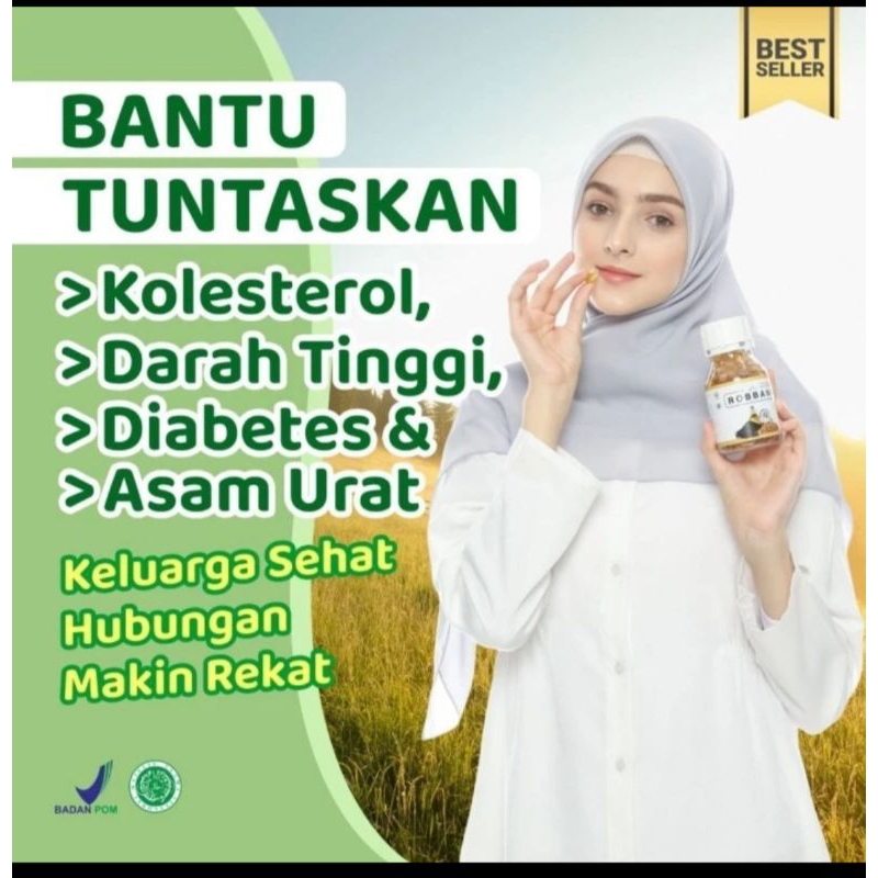 

Robbani Herbal Asamurat Kolesterol Darah Tinggi Stroke dan Diabetes Kencing Manis