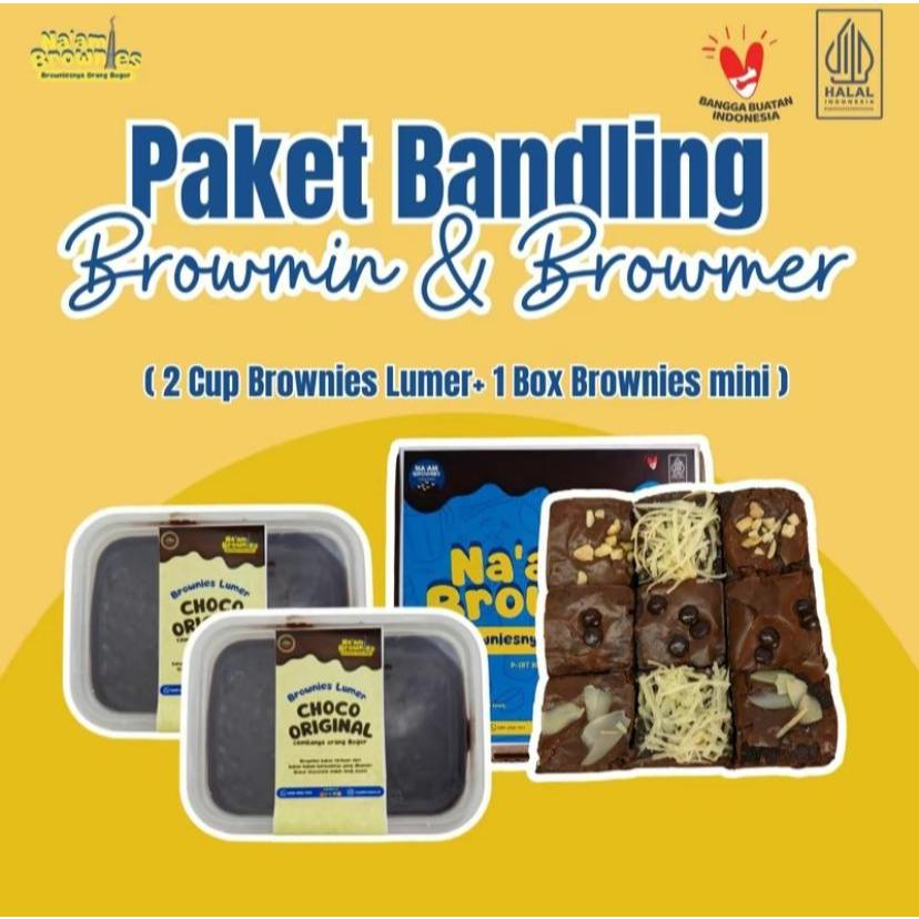 

PAKET MURAH BROWNIES LUMER 2 & FUDGY MINI 1