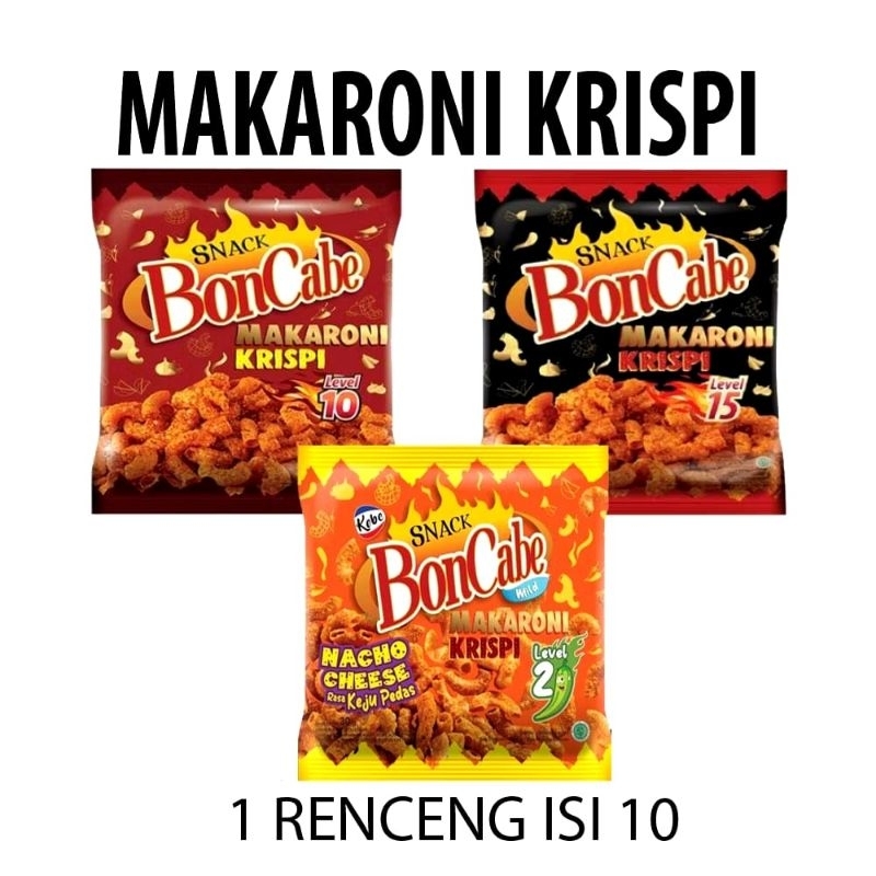

Bon cabe Makaroni kripsi snack renceng