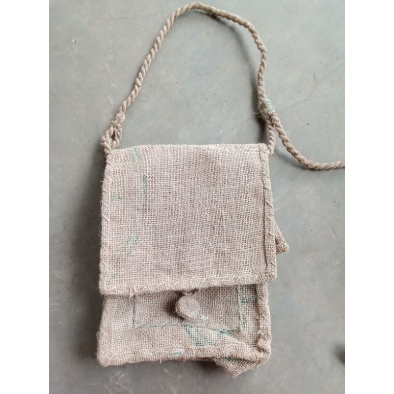 Tas/kantong polosan dari karung goni