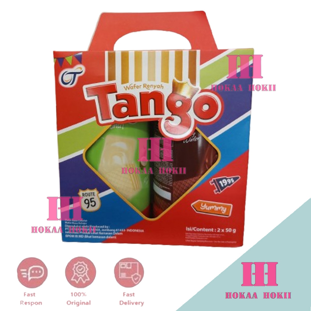 

Tango Wafer Renyah Box isi 2 Kaleng Coklat Vanila 100gr