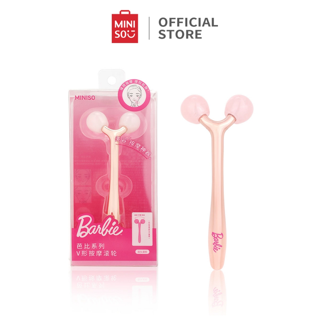 Miniso x Barbie Collection V-Shaped Roller Massager Beauty Instrument Alat Kecantikan Facial Massage