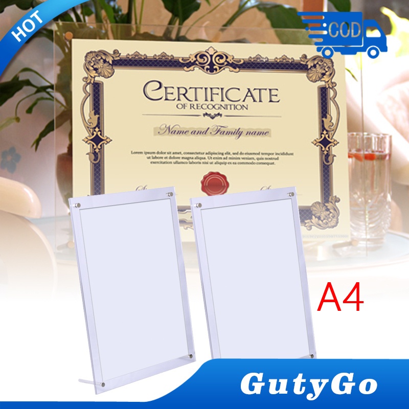 Bingkai foto akrilik meja,Akrilik frame a4