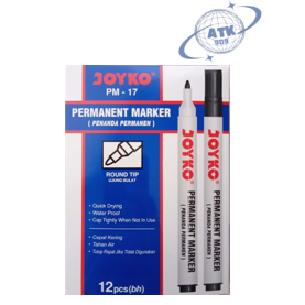 

Spidol Joyko Permanent Marker / Spidol Permanen Joyko PM 17 18 19 - Merah
