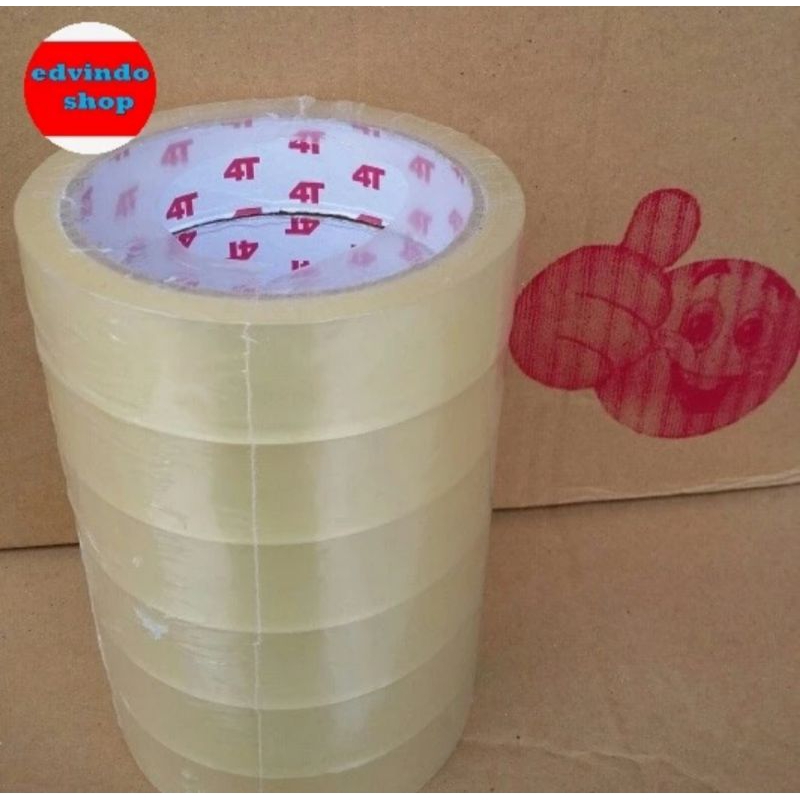 

Isolasi Bening 24mm x 50meter 4T, Isolasi 1 inchi