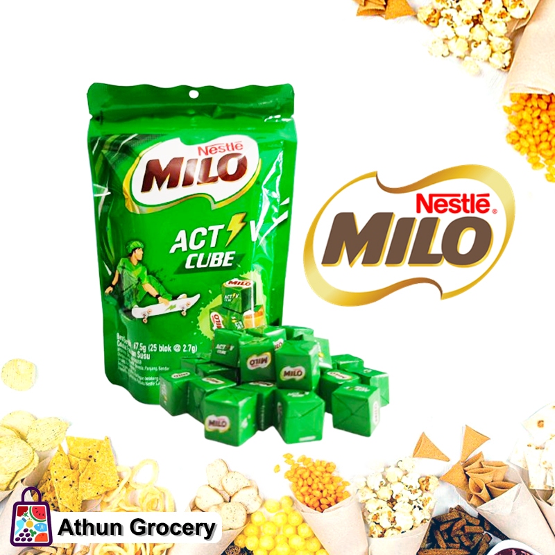 

Nestle Milo ACT Cube Kemasan 67,5g (isi 25cube)