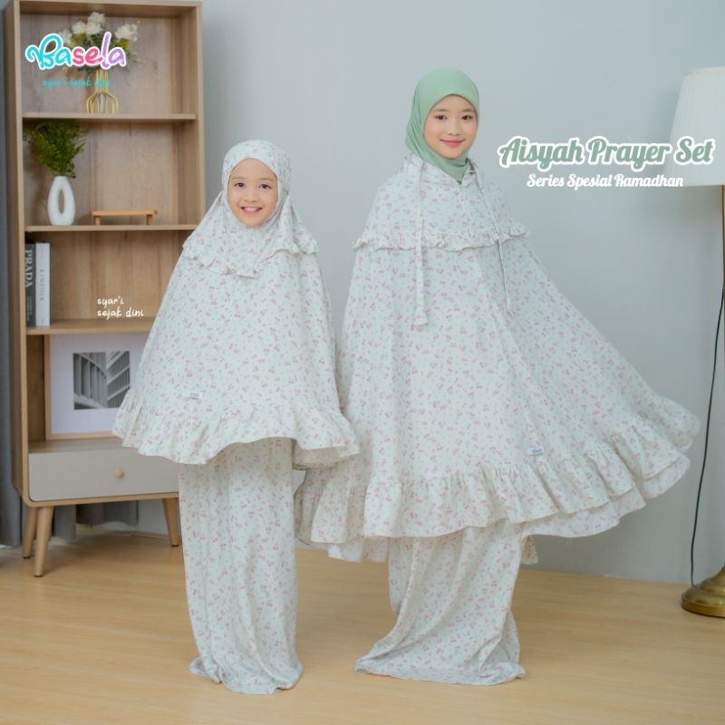 Prayer Set Aisyah By Basela | Mukena Terabaru Ramadhan