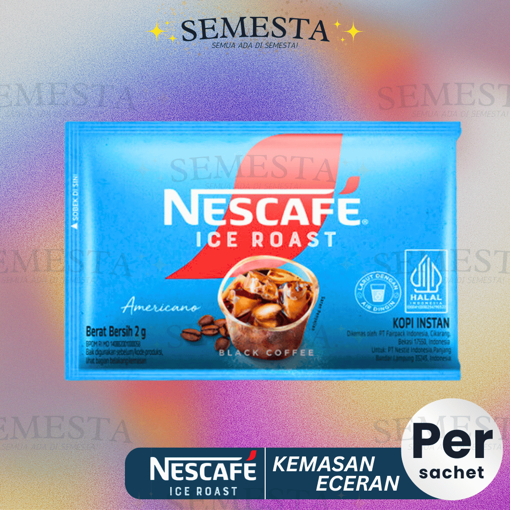 

Nescafe Ice Roast Sachet 2gr - Kopi robusta murni 100% - Eceran